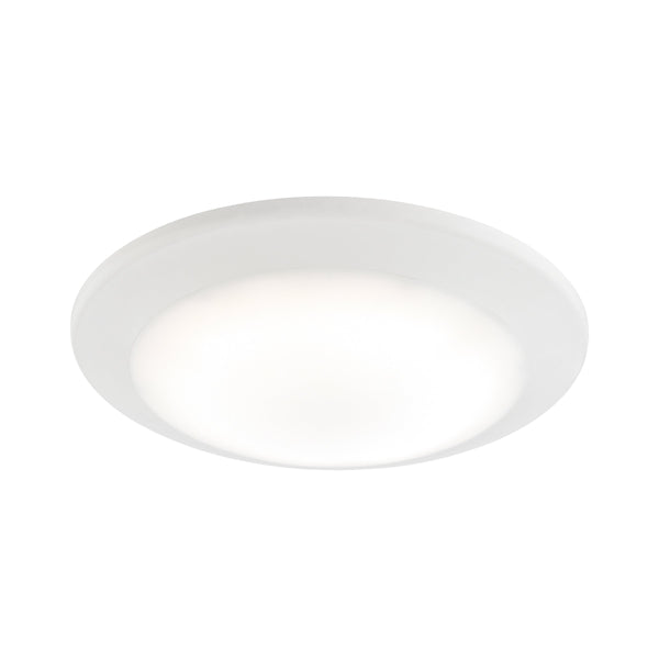 Thomas Lighting Plandome Slim Round Flush Mount LED Downlight for Kitchens Hallways and Entryways Matte White MLE1550-5-30