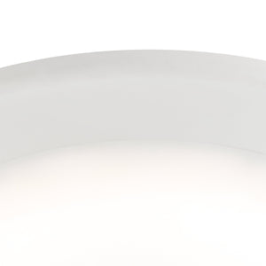 Thomas Lighting Plandome Slim Round Flush Mount LED Downlight for Kitchens Hallways and Entryways Matte White MLE1550-5-30