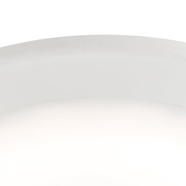 Thomas Lighting Plandome Slim Round Flush Mount LED Downlight for Kitchens Hallways and Entryways Matte White MLE1550-5-30