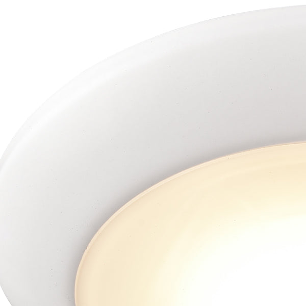 Thomas Lighting Plandome Slim Round Flush Mount LED Downlight for Kitchens Hallways and Entryways White - B MLE1590-5-30