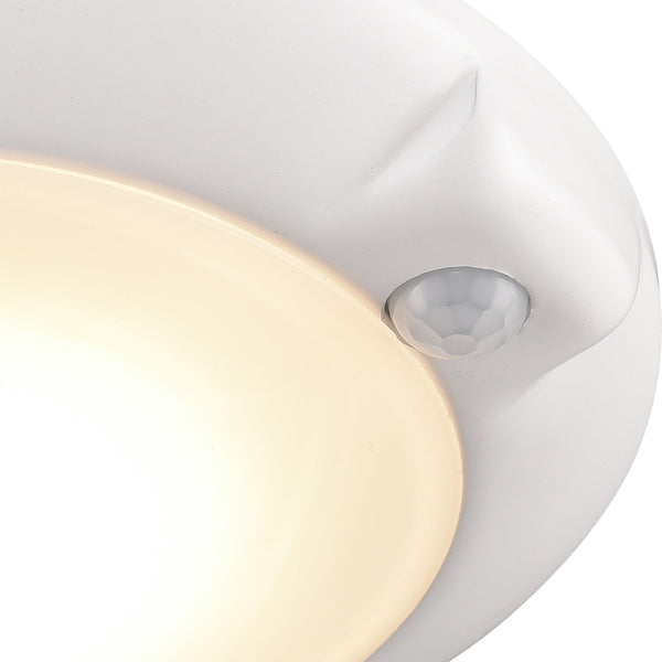 Thomas Lighting Plandome Slim Round Flush Mount LED Downlight for Kitchens Hallways and Entryways White - B MLE1590-5-30