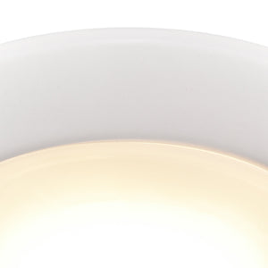 Thomas Lighting Plandome Slim Round Flush Mount LED Downlight for Kitchens Hallways and Entryways White - B MLE1590-5-30