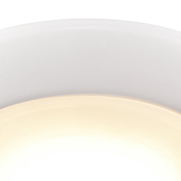 Thomas Lighting Plandome Slim Round Flush Mount LED Downlight for Kitchens Hallways and Entryways White - B MLE1590-5-30