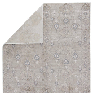 Jaipur Living Nikki Chu Inigo Ikat Runner Rug Metallic Shimmer High-low Pile Hallway Accent Taupe RUG151714