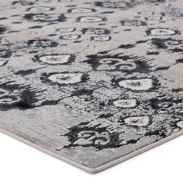 Jaipur Living Nikki Chu Inigo Ikat Runner Rug Metallic Shimmer High-low Pile Hallway Accent Dark Blue RUG151719