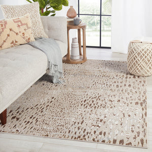 Jaipur Living Malilla By Nikki Chu Kimball Mli03 Powerloomed Machinemade 65% Polyester 35% Polypropylene Animal Animal Indoor Rug Tan, Bronze 65% Polyester 35% Polypropylene Rug151724
