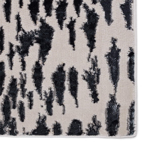 Jaipur Living Nikki Chu Leopard Print Runner Rug Metallic Sheen Glam Style for Hallways RUG151729