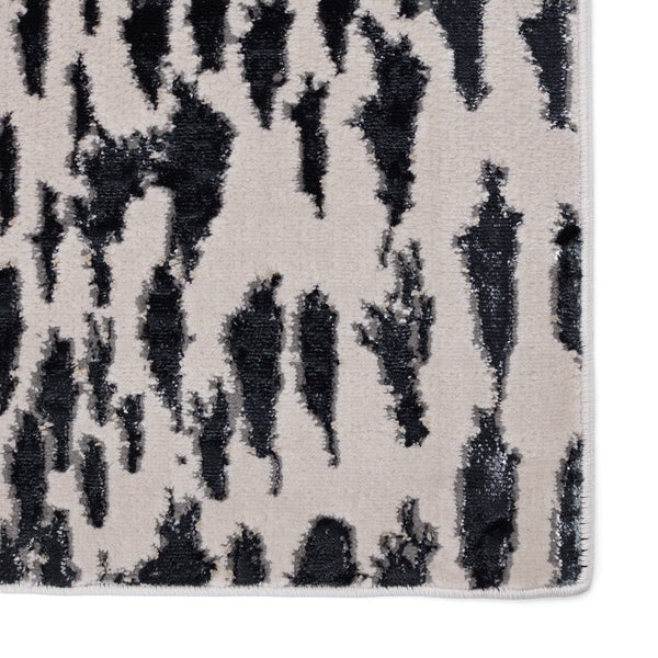 Jaipur Living Nikki Chu Leopard Print Runner Rug Metallic Sheen Glam Style for Hallways RUG151729