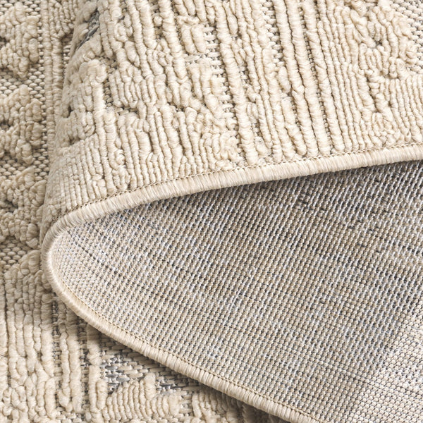 Safavieh Milos Elegant Area Rug – Timeless Ivory & Grey Design For Indoor/Outdoor Sophistication & Durability Ivory ,Grey Polypropylene Mlo106a-9