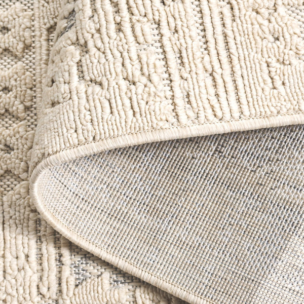 Safavieh Milos Elegant Area Rug – Timeless Ivory & Grey Design For Indoor/Outdoor Sophistication & Durability Ivory ,Grey Polypropylene Mlo106a-9