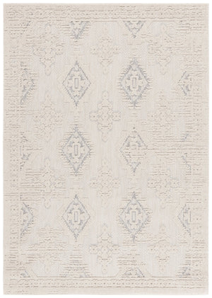 Safavieh Milos Elegant Area Rug – Timeless Ivory & Grey Design For Indoor/Outdoor Sophistication & Durability Ivory ,Grey Polypropylene Mlo106a-9
