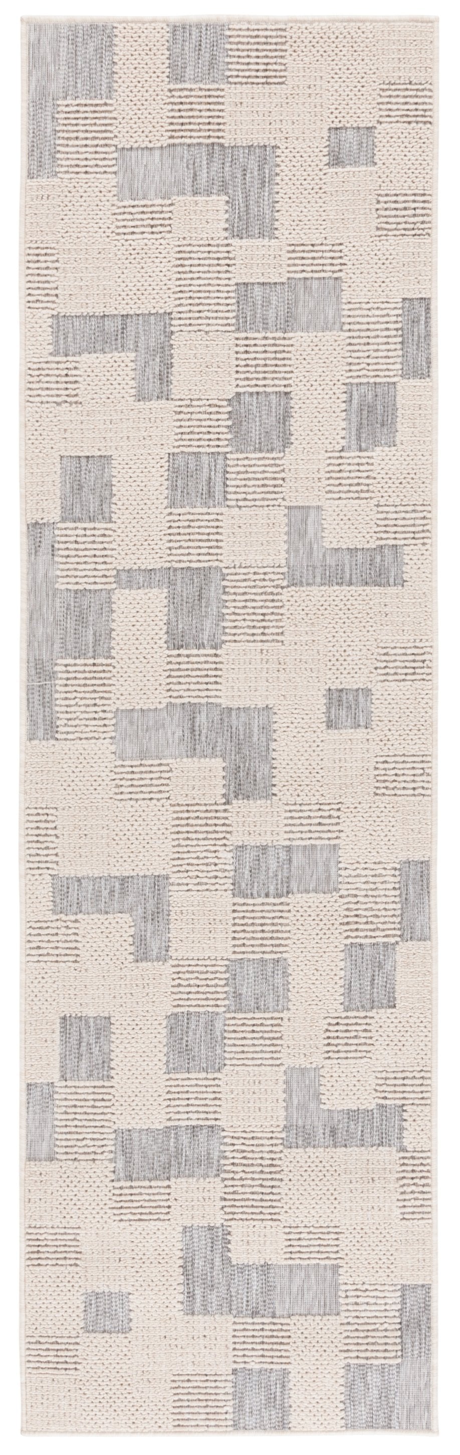 Safavieh Milos Indoor/Outdoor Area Rug - Elegant Geometric Design, Durable, Eco-friendly, Easy To Clean Beige ,Grey Polypropylene Mlo108a-9