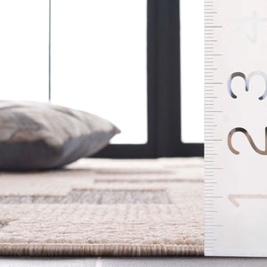 Safavieh Milos Indoor/Outdoor Area Rug - Elegant Geometric Design, Durable, Eco-friendly, Easy To Clean Beige ,Grey Polypropylene Mlo108a-9