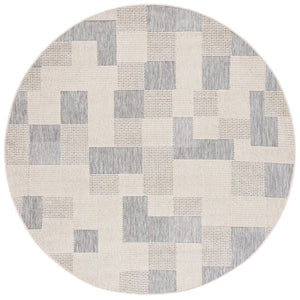 Safavieh Milos Indoor/Outdoor Area Rug - Elegant Geometric Design, Durable, Eco-friendly, Easy To Clean Beige ,Grey Polypropylene Mlo108a-9