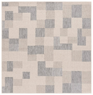 Safavieh Milos Indoor/Outdoor Area Rug - Elegant Geometric Design, Durable, Eco-friendly, Easy To Clean Beige ,Grey Polypropylene Mlo108a-9