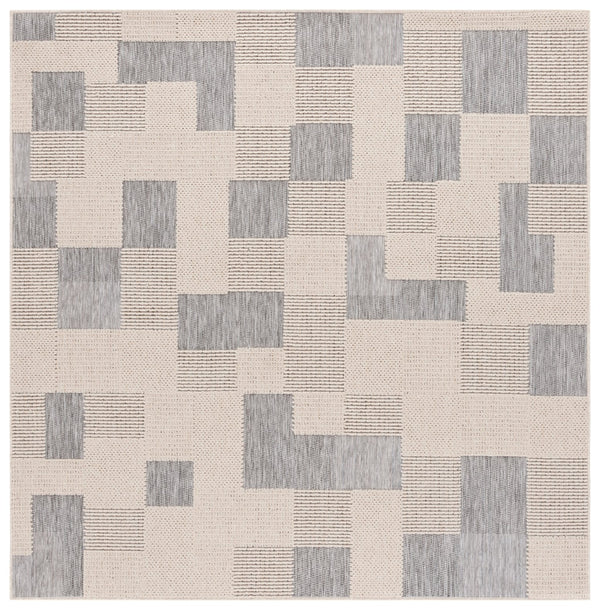 Safavieh Milos Indoor/Outdoor Area Rug - Elegant Geometric Design, Durable, Eco-friendly, Easy To Clean Beige ,Grey Polypropylene Mlo108a-9