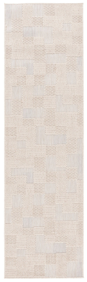 Safavieh Milos Indoor/Outdoor Area Rug - Elegant Geometric Design, Durable, Eco-friendly, Easy To Clean Beige Polypropylene Mlo108b-7sq