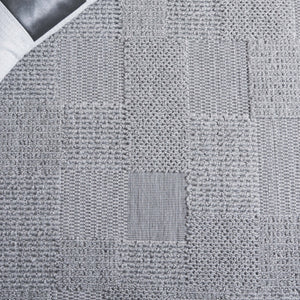 Safavieh Milos Indoor/Outdoor Area Rug - Elegant Geometric Design, Durable, Eco-friendly, Easy To Clean Grey Polypropylene Mlo108f-7sq