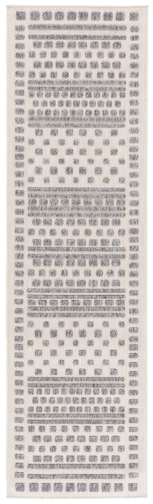 Safavieh Milos Elegant Power-loomed Indoor/Outdoor Rug With Geometric Patterns For Timeless Home Décor Beige ,Grey Polypropylene Mlo110a-28