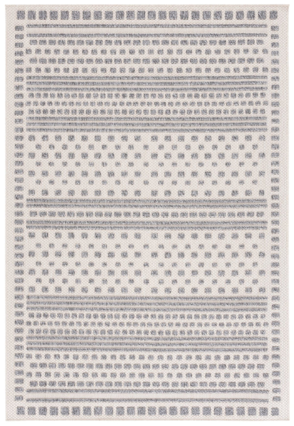 Safavieh Milos Elegant Power-loomed Indoor/Outdoor Rug With Geometric Patterns For Timeless Home Décor Beige ,Grey Polypropylene Mlo110a-28