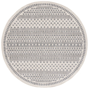 Safavieh Milos Elegant Power-loomed Indoor/Outdoor Rug With Geometric Patterns For Timeless Home Décor Beige ,Grey Polypropylene Mlo110a-28