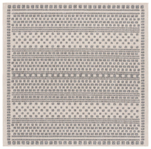 Safavieh Milos Elegant Power-loomed Indoor/Outdoor Rug With Geometric Patterns For Timeless Home Décor Beige ,Grey Polypropylene Mlo110a-28