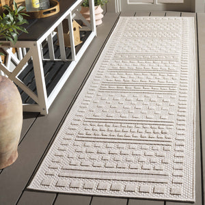 Safavieh Milos Elegant Power-loomed Indoor/Outdoor Rug With Geometric Patterns For Timeless Home Décor Beige Polypropylene Mlo110b-5