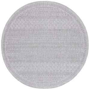 Safavieh Milos Elegant Power-loomed Indoor/Outdoor Rug With Geometric Patterns For Timeless Home Décor Grey Polypropylene Mlo110f-8