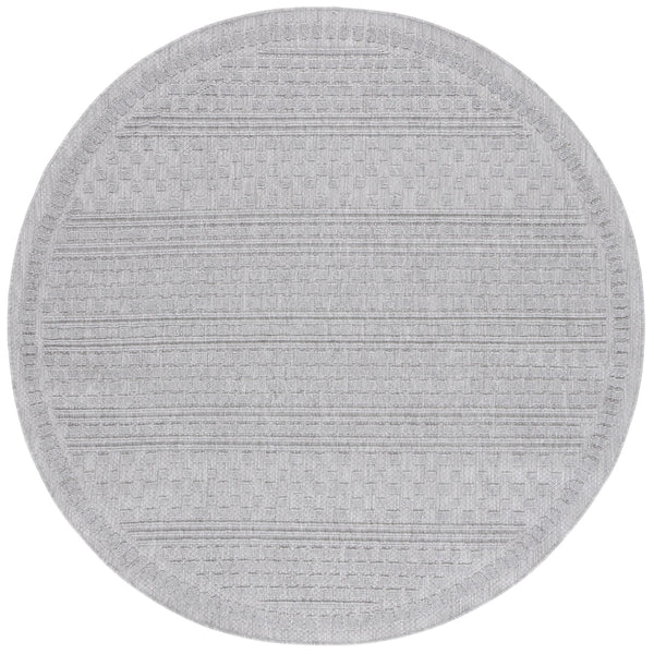 Safavieh Milos Elegant Power-loomed Indoor/Outdoor Rug With Geometric Patterns For Timeless Home Décor Grey Polypropylene Mlo110f-8