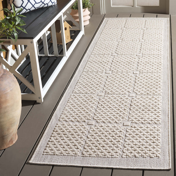 Safavieh Milos Elegant Geometric Rug - Timeless Design, Durable Construction, Perfect For Indoor & Outdoor Spaces Beige Polypropylene Mlo112b-7r