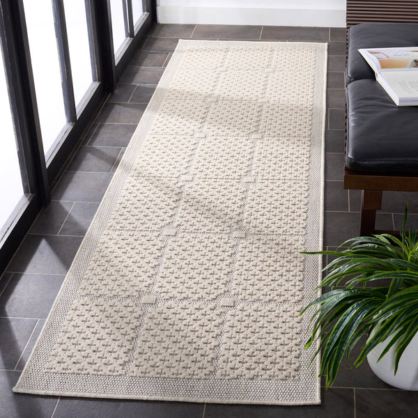 Safavieh Milos Elegant Geometric Rug - Timeless Design, Durable Construction, Perfect For Indoor & Outdoor Spaces Beige Polypropylene Mlo112b-7r