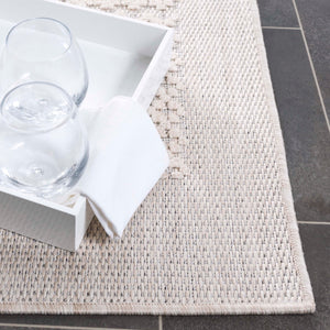 Safavieh Milos Elegant Geometric Rug - Timeless Design, Durable Construction, Perfect For Indoor & Outdoor Spaces Beige Polypropylene Mlo112b-7r