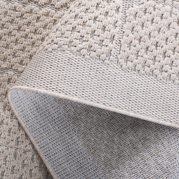 Safavieh Milos Elegant Geometric Rug - Timeless Design, Durable Construction, Perfect For Indoor & Outdoor Spaces Beige Polypropylene Mlo112b-7r