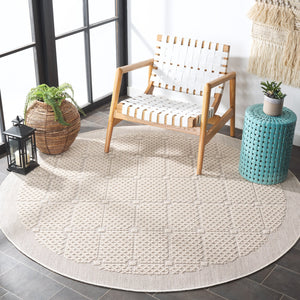 Safavieh Milos Elegant Geometric Rug - Timeless Design, Durable Construction, Perfect For Indoor & Outdoor Spaces Beige Polypropylene Mlo112b-7r