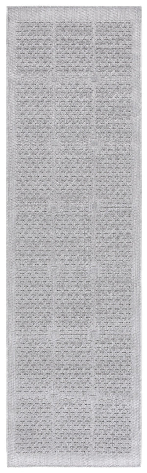 Safavieh Milos Elegant Geometric Rug - Timeless Design, Durable Construction, Perfect For Indoor & Outdoor Spaces Grey Polypropylene Mlo112f-5