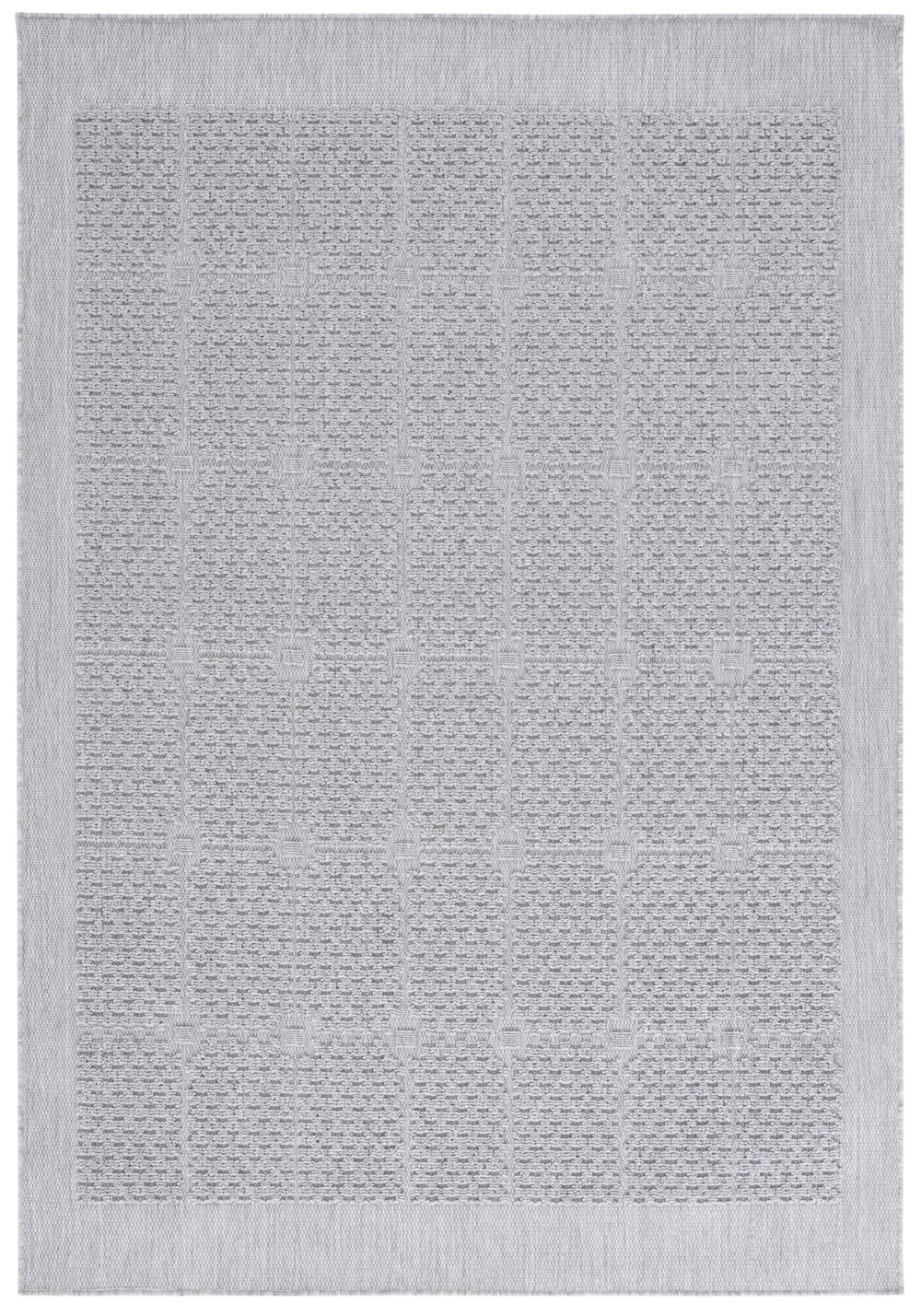 Safavieh Milos Elegant Geometric Rug - Timeless Design, Durable Construction, Perfect For Indoor & Outdoor Spaces Grey Polypropylene Mlo112f-5