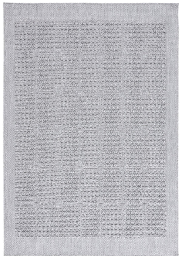 Safavieh Milos Elegant Geometric Rug - Timeless Design, Durable Construction, Perfect For Indoor & Outdoor Spaces Grey Polypropylene Mlo112f-5