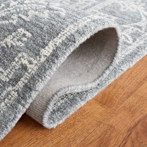 Safavieh Micro-Loop 425 Tufted 80% Wool 20% Cotton Traditional Rug Grey / Ivory MLP425G-8