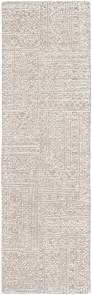Safavieh Micro-Loop 427 Tufted 80% Wool 20% Cotton Traditional Rug Beige / Ivory MLP427B-8