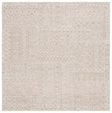 Safavieh Micro-Loop 427 Tufted 80% Wool 20% Cotton Traditional Rug Beige / Ivory MLP427B-6SQ