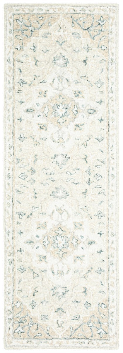 Safavieh Micro Loop 505 Hand Tufted TRADITIONAL Rug Beige / Ivory MLP505B-1218
