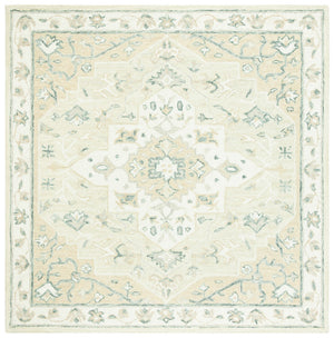 Safavieh Micro Loop 505 Hand Tufted TRADITIONAL Rug Beige / Ivory MLP505B-1218