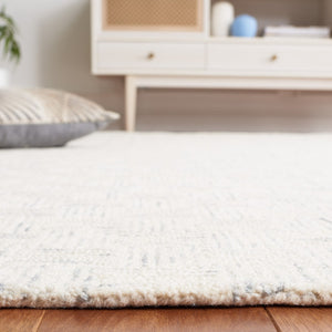 Safavieh Micro-Loop 537 Hand Tufted Modern Rug Ivory / Grey MLP537A-8