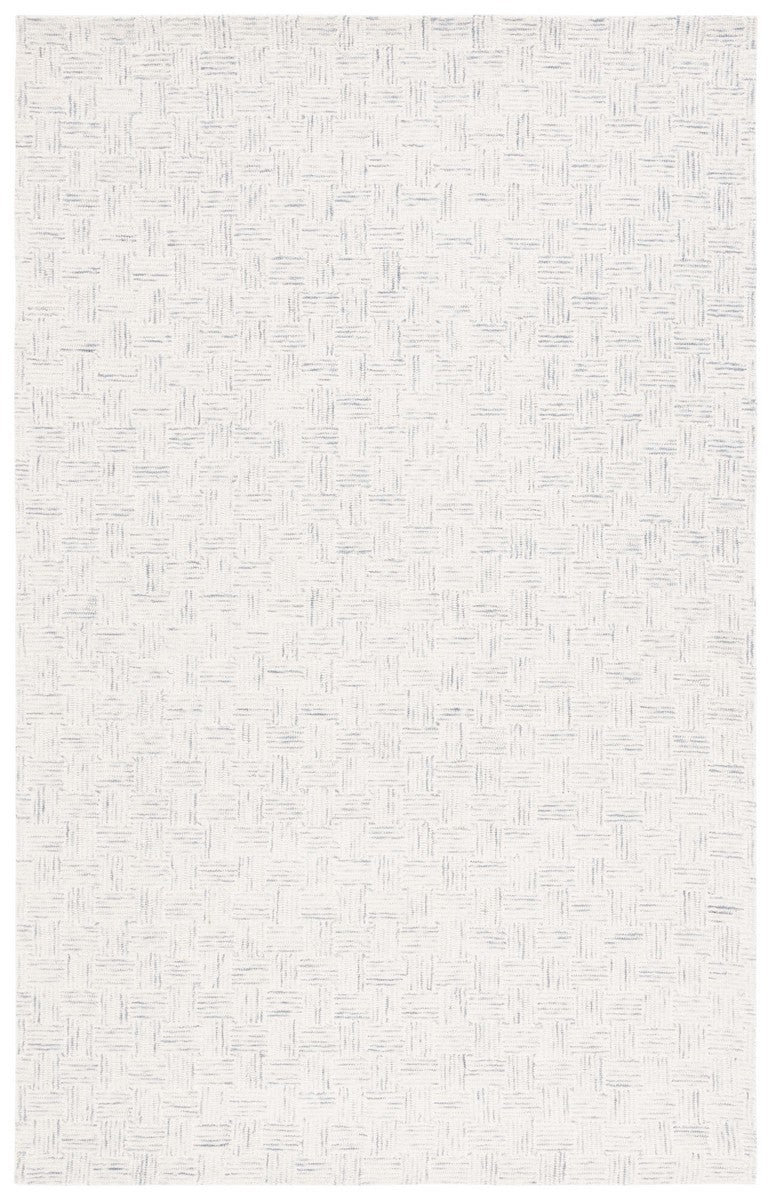 Safavieh Micro-Loop 537 Hand Tufted Modern Rug Ivory / Grey MLP537A-8
