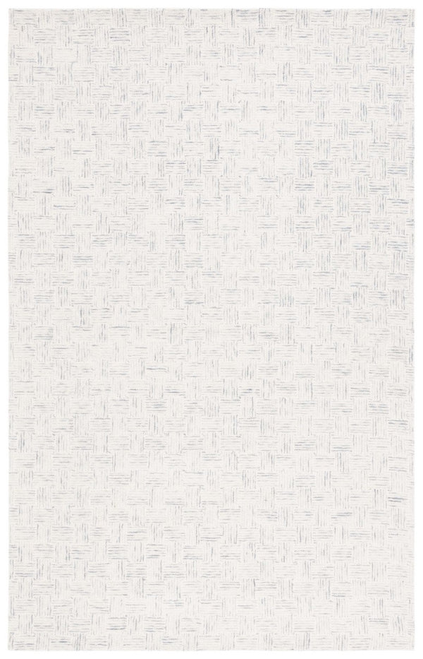 Safavieh Micro-Loop 537 Hand Tufted Modern Rug Ivory / Grey MLP537A-8