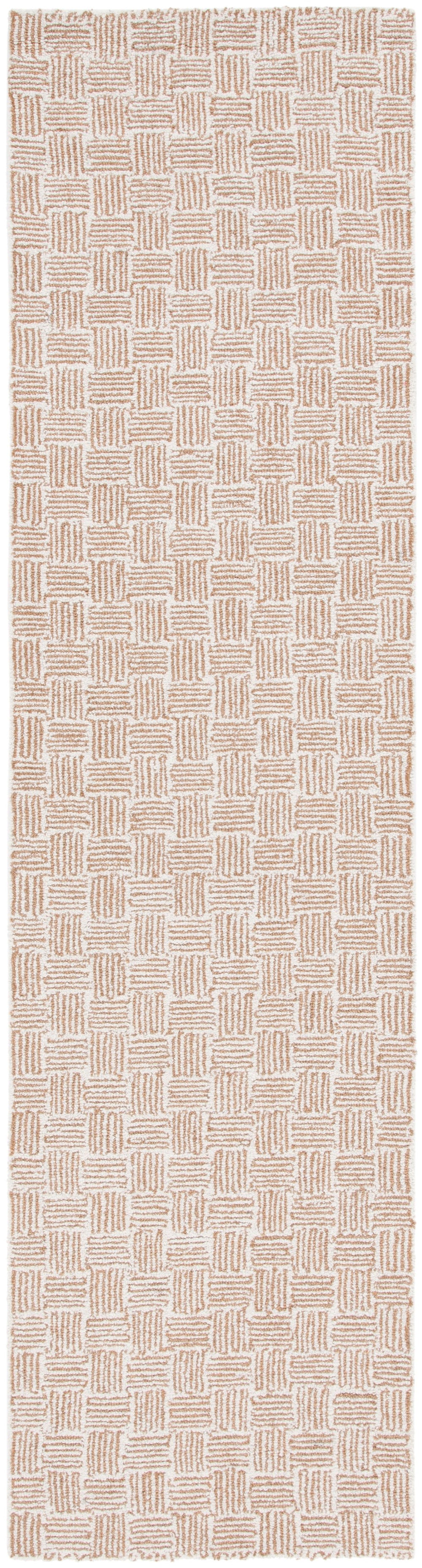 Safavieh Micro-Loop Hand-Tufted 9X12 Wool Cotton Rug In Light Gold Ivory – Low-Pile Geometric Scandinavian Style Durable Elegance MLP537D-9