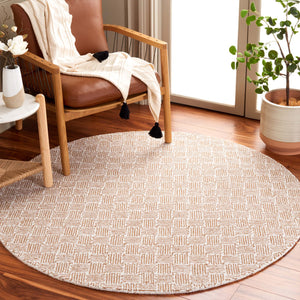 Safavieh Micro-Loop Hand-Tufted 9X12 Wool Cotton Rug In Light Gold Ivory – Low-Pile Geometric Scandinavian Style Durable Elegance MLP537D-9