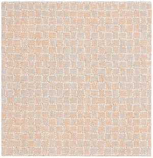 Safavieh Micro-Loop Hand-Tufted 9X12 Wool Cotton Rug In Light Gold Ivory – Low-Pile Geometric Scandinavian Style Durable Elegance MLP537D-9