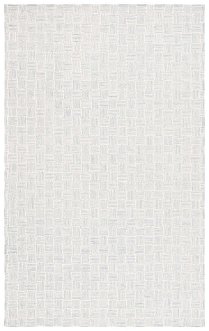 Safavieh Micro-Loop 537 Hand Tufted Modern Rug Grey / Ivory MLP537G-8