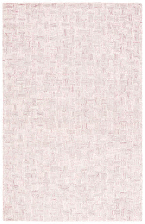 Safavieh Micro-Loop 537 Hand Tufted Modern Rug Pink / Ivory MLP537U-8